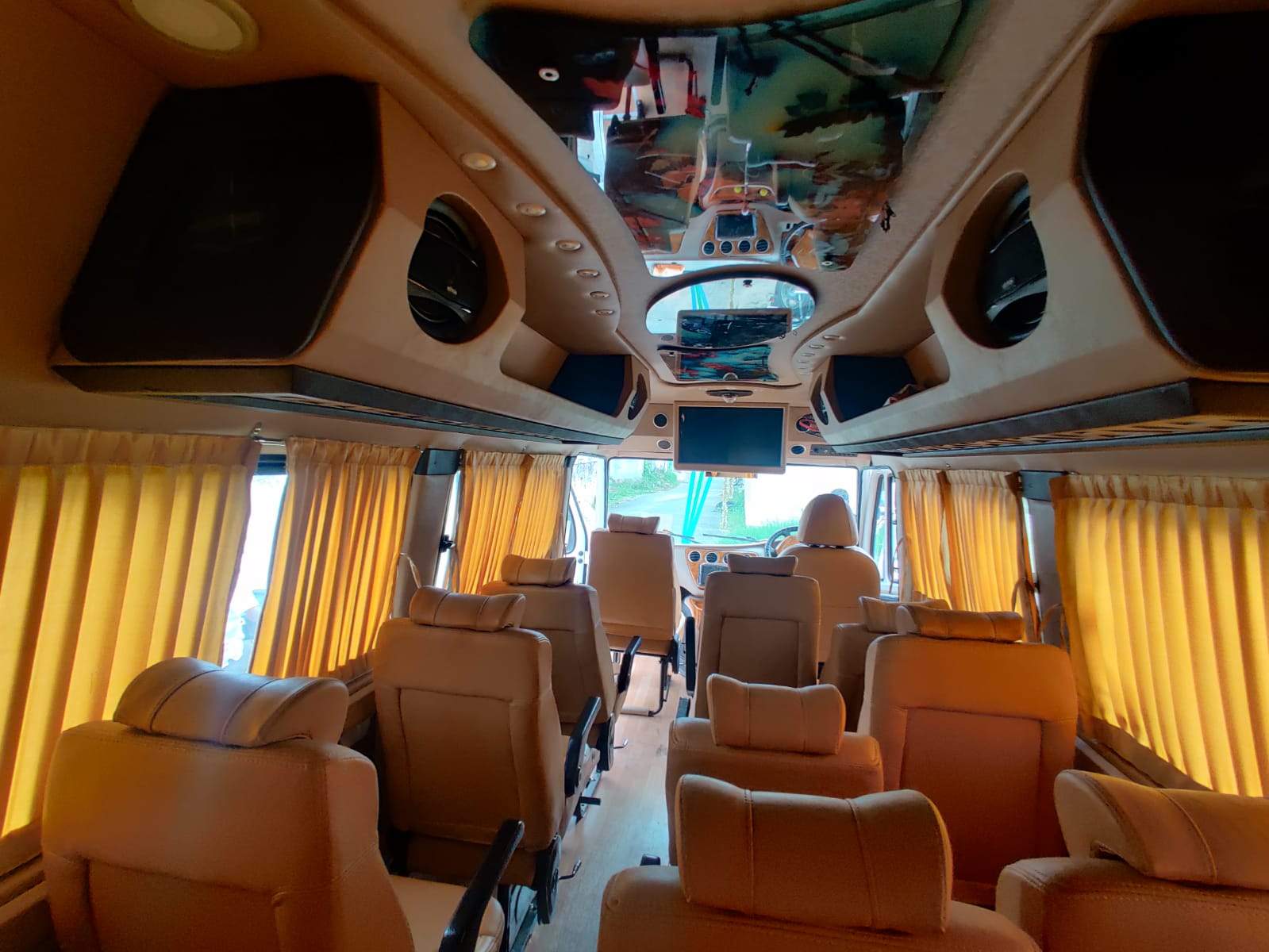 vetri holidays coimbatore travel vehicle interior